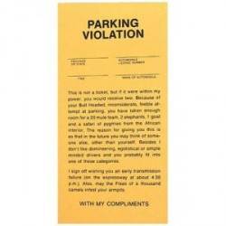 Fake Parking Tickets