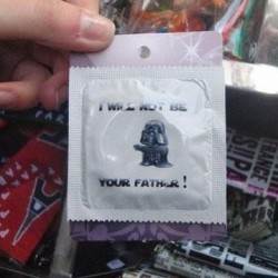 I Will Not Be Your Father Condom